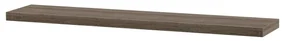 Raft de perete 120 cm, stejar închis