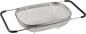 Sită extensibila pentru chiuveta Kesper 90940, 36,5-55 cm, otel inoxidabil, argintiu