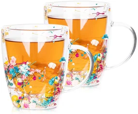 Pahare termo 4Home Floral Hot&Cool 300 ml, 2buc.