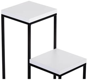 Suport flori KASKADA 70x34 negru/alb