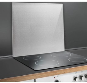 Protecție din oțel pentru peretele de lângă aragaz Maximex Silver, 50 x 56 cm