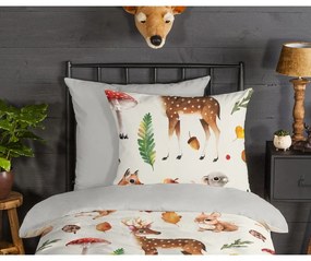 Lenjerie de pat pentru copii din flanelă 140x200 cm – Good Morning