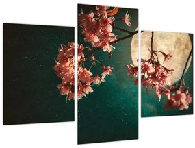 Tablou - Sakura în luna plină (90x60 cm)