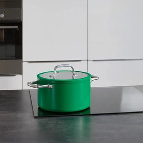 Oală cu capac/cu suprafață ceramică 5,5 l adecvată pentru plita cu inducție Meda 3.0 – FABINI