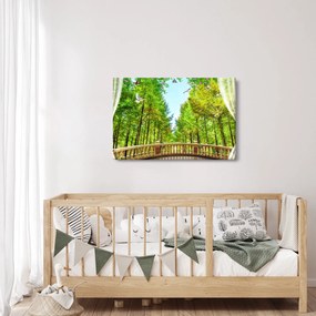 Tablou - Privire spre pădure (90x60 cm)
