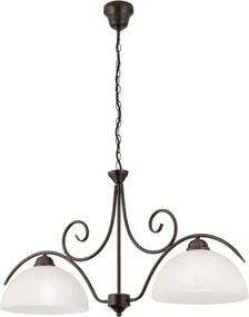 Orion - Lustra suspendată pe lanț RULA 2xE27/40W/230V alb/bronz