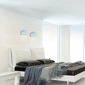 Aplica de perete cu lumina indirecta ambientala KAUNASA aluminiu periat