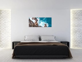 Tablou cu stânci și mare (120x50 cm)