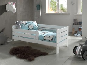Pat copii Toddler pentru COPII MICI 70 X 140 CM ALB