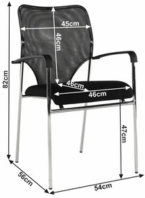 Scaun de birou Umty (negru). 1016162