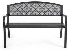 Banca pliabila pentru 2 persoane gri antracit din metal, Lizette Bizzotto