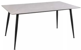 Masă de bucătărie Rion 130 x 70 cm, gri / negru