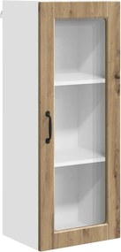 vidaXL Dulap de bucătărie cu raft Stejar Artizanal 40 x 31 x 100 cm