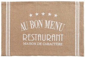 Suport pentru farfurii din iută 30x45 cm Diner – douceur d'intérieur