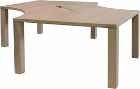 Masă stejar masiv Dining Office Bay blat 3cm