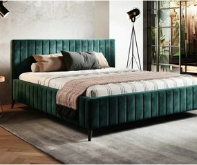 Pat MAGGIE SR 160x200, personalizabil, cu suport saltea si sistem de r