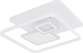 Globo 48441-50SH - plafonieră LED dimabilă RODERICK 50W/230V 50,3x50,3 cm + telecomandă