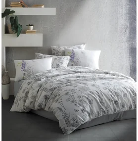 BedTex Lenjerie de pat din bumbac Myra albă, 140 x200 cm, 70 x 90 cm