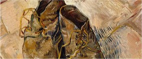 Tablou - Vincent van Gogh, Shoes, reproducere (120x50 cm)