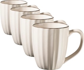 Mäser Set of 4 mugs OSITA – 350 ml, cream