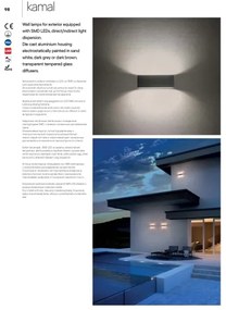 Aplică LED de exterior KAMAL LED/15W/230V 3000K IP54 gri Redo 90388