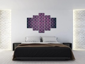 Tabloul textura în mov (150x105 cm)