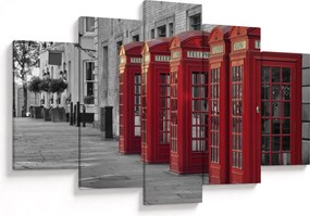 Tablou - Cutii telefonice din Londra (150x105 cm)