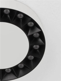 Plafoniera LED exterior moderna IP65 CONVEX alb D-17,6cm