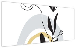 Tablou - Flori într-o vază N⁰1 (120x50 cm)