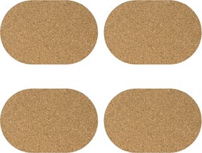 Subtălci din plută pentru masă - 4 bucăți în set, ZELLER