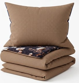Lenjerie de pat cocolino DUO SENSE ARVENA gri inchis microplus/flanel Dimensiune lenjerie de pat: 2 buc 70 x 90 cm | 200 x 220 cm
