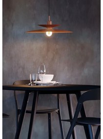 Redo 01-3049 - Lustru suspendat pe cablu GUNNAR 1xE27/42W/230V diam. 50 cm portocaliu