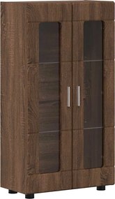 vidaXL Bufet FLORIN Stejar închis 55,5 x 29 x 103 cm Lemn compozit