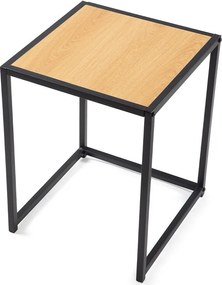 Măsuțe auxiliare 2 buc. cu aspect de lemn de stejar 38x38 cm Noah – Bonami Essentials