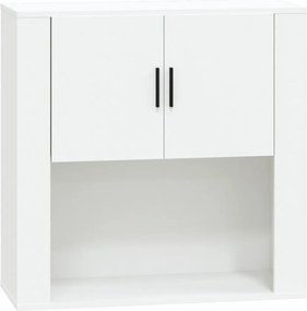 vidaXL Dulap de perete, alb, 80x33x80 cm, lemn prelucrat