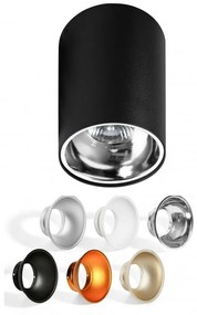 Spot aplicat tavan/plafon stil modern Remo negru