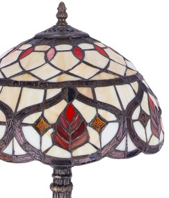 Lampa de masa Tiffany Leaf h 45 cm ,abajur 30 cm