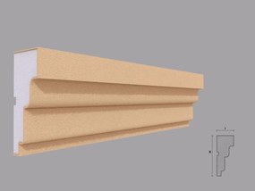 Ancadrament fereastra exterior FP115 dimensiuni 120x50x2000mm