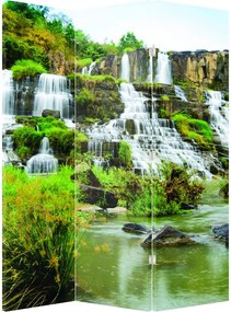 Paravan - Cascade cu plante (126x170 cm)