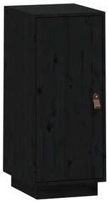 820116 vidaXL Servantă, negru, 34x40x75 cm, lemn masiv de pin