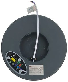 Plafonieră LED cu senzor de mișcare LED/20W/230V 3000/4000/6500K IP54 antracit