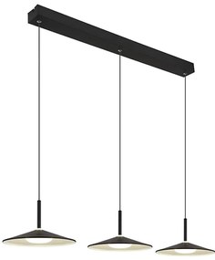 Globo LAMPONE 15635S-3 - Lustră LED suspendată pe cablu, 24W/230V, 4000K, neagră