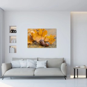 Tablou - Ghinde de toamnă (90x60 cm)