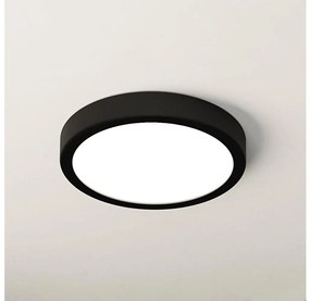 Eglo 900653 - Plafonieră LED pentru baie FUEVA, 17W/230V, neagră, IP44