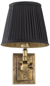 Aplica de perete up or down, alama vintage/ abajur negru, Wentworth