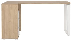 Birou cu blat cu aspect de lemn de stejar 100x150 cm Sign – Tvilum