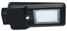 Lampă LED stradală solară cu senzor LED/15W/7,4V 6000K IP65