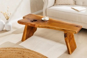 Banca din lemn de tec Nature Root 100cm