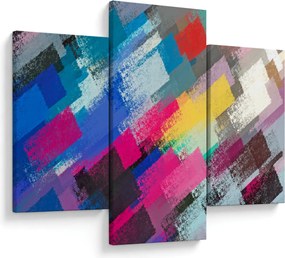 Tablou - Dungi colorate cu pensula (90x60 cm)