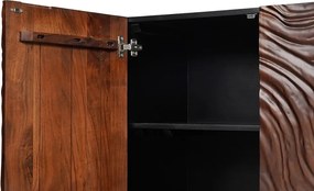 Comoda cu model 3D, Lemn Salcam, Maro, FLUID 175cm